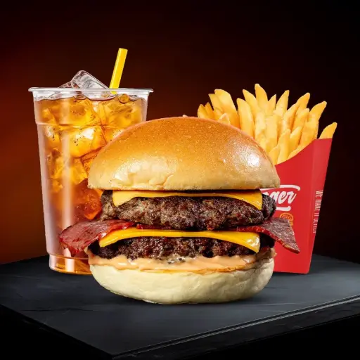 Combo Cheeseburger Double